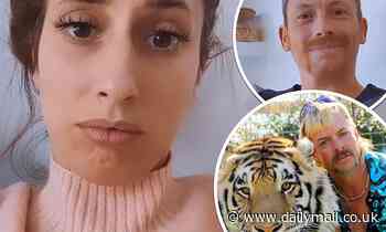 Stacey Solomon likens Joe Swash to Tiger King's Joe Exotic after he shaves beard into a moustache