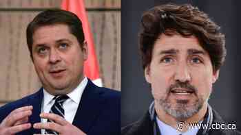 Scheer and Trudeau on the defensive over weekend travel during pandemic lockdown