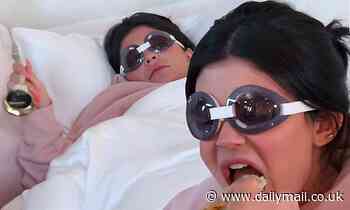 Kris Jenner gives Kylie a bell to ring from bed for help after eye surgery