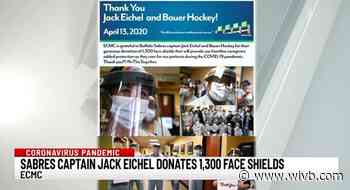 Sabres captain Jack Eichel donates medical supplies to ECMC