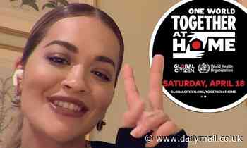 Rita Ora confirms she is taking part in the live streamed show One World: Together at Home