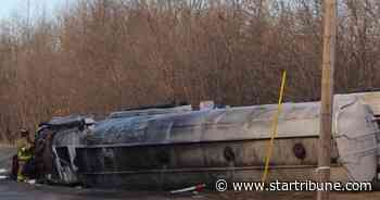 Tanker truck driver dies in crash in Eveleth