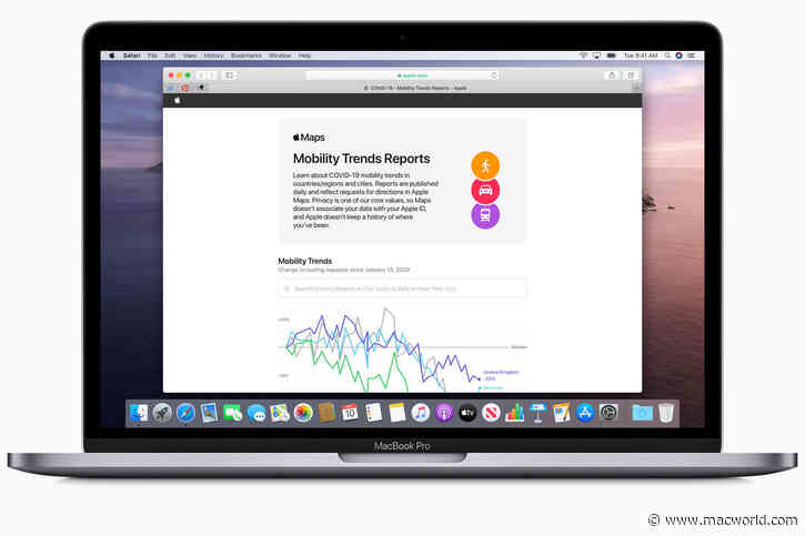 Apple’s COVID-19 mobility trends site provides useful location data while protecting your privacy