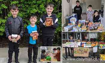 Bolton brothers local heroes after setting up a free fruit and veg stall for elderly neighbours - Daily Mail