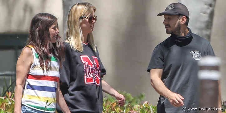 Shia LaBeouf Strolls With Mia Goth & Her Mom Amid Reconciliation Rumors