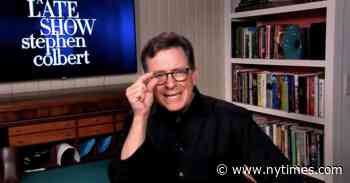 Trump’s Coronavirus Briefings Are His ‘Little Rallies,’ Colbert Says