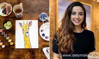 My lightbulb moment: Art entrepreneur Zena El Farra got so burnt out she had to stop and paint - Daily Mail