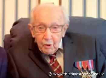 Army veteran Tom Moore, 99, raises more than five million pounds for NHS charities