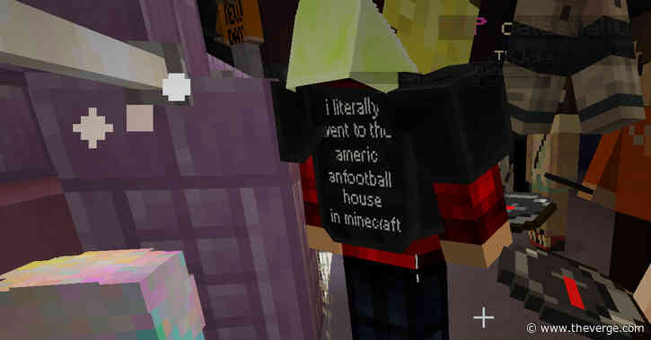 I went to an American Football show in Minecraft