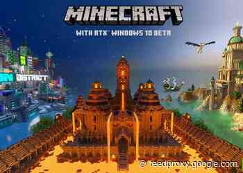 Minecraft RTX Ray Tracing Open Beta starts April 16th 2020
