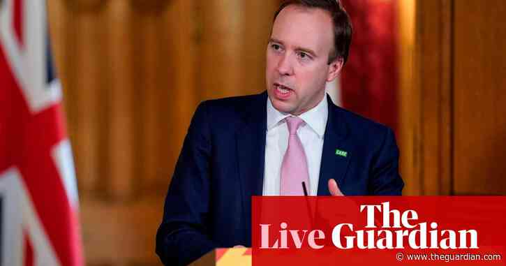 UK coronavirus live: Hancock wants to ensure right to say goodbye; Whitty says death toll reaching its peak