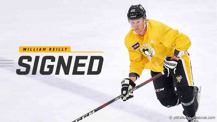 Pittsburgh Penguins Sign Defenseman William Reilly To 2-Year Entry-Level Contract