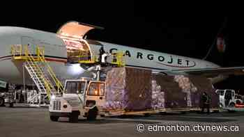 Medical supplies from China arrive in Edmonton - CTV News Edmonton