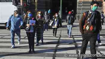 Masivo cumplimiento del uso de tapabocas en la Ciudad de Buenos Aires - Télam