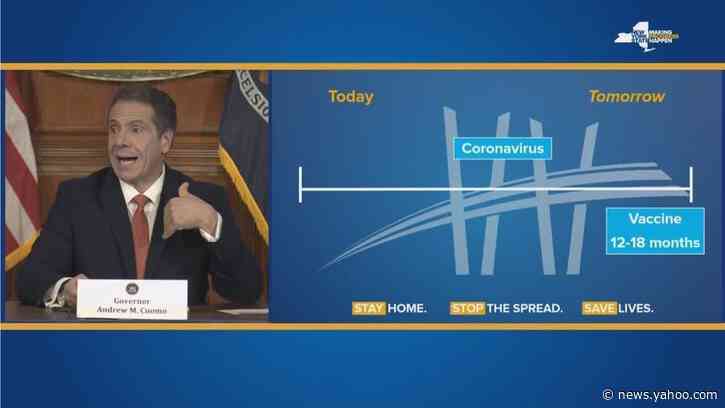 Cuomo says crisis not over until 'we have a vaccine'