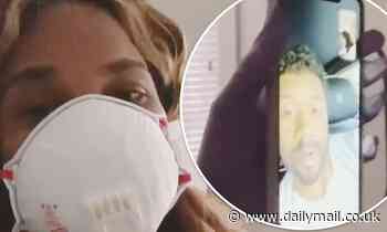 Ciara's husband Russell Wilson is forced to watch her ultrasound via FACETIME