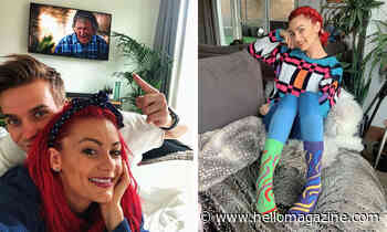 Dianne Buswell and Joe Sugg share glimpse inside their stylish living room – complete with foosball table