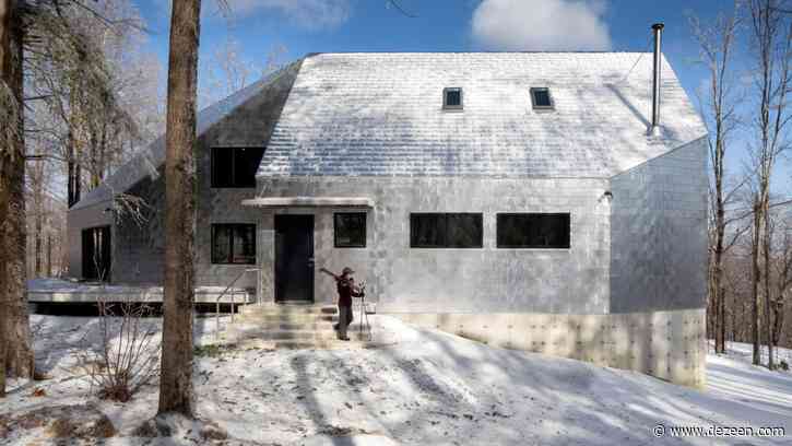 Aluminium shingles encase faceted Massachusetts house by Bryanoji Design Studio
