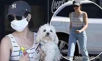 Pretty Little Liars alum Lucy Hale follows mandatory mask regulations
