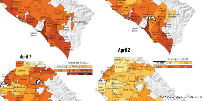 Coronavirus: Orange County reports 87 new cases, 3 new deaths on April 15