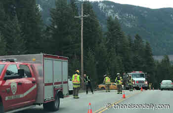No one injured in single-vehicle accident near South Slocan Junction - The Nelson Daily