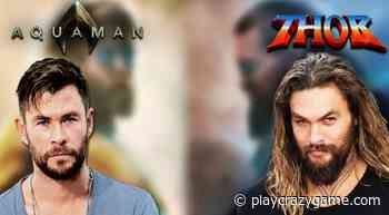 Marvel and DC Comics: Chris Hemsworth is Aquaman and Jason Momoa is Thor | Justice League | Avengers | War ... - Play Crazy Game
