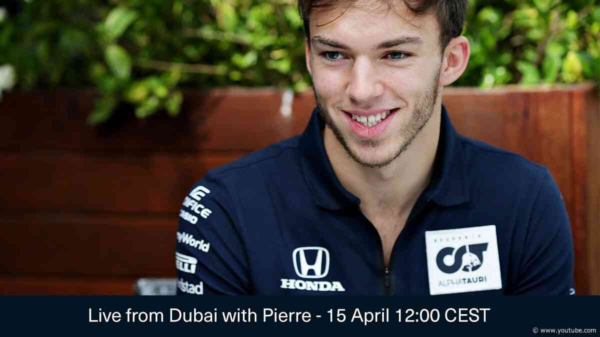 Live Chat with Pierre Gasly!