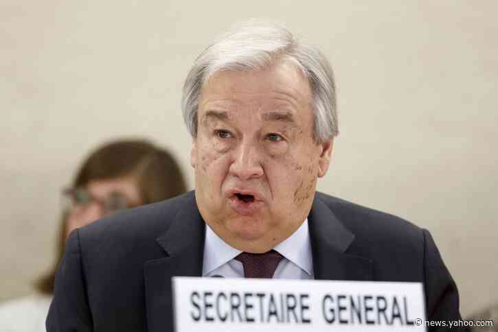 UN chief:  world faces misinformation epidemic about virus