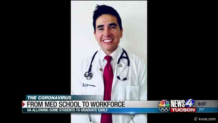 UA Med School Early Grad Helps With Coronavirus