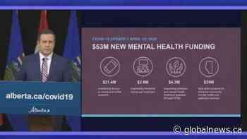 Alberta announces $53M in funding for mental health