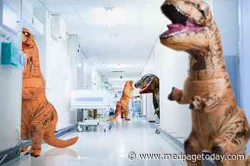 Facing PPE Shortage, FEMA Sends T. Rex Costumes to Hospitals