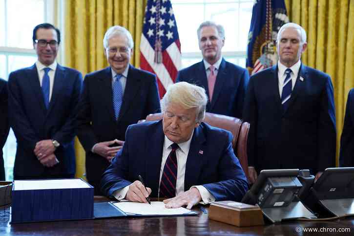 US relief checks begin arriving as economic damage piles up