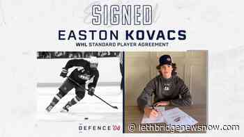 Hurricanes sign defenseman Easton Kovacs - Lethbridge News Now