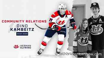 Hurricanes' Kambeitz wins community award - Lethbridge News Now