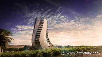 Intro Architecture Designs Sweeping Tower for Barossa Valley Vineyard - ArchDaily