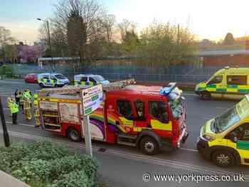 Man arrested on suspicion of arson after flat fire in Eboracum Way