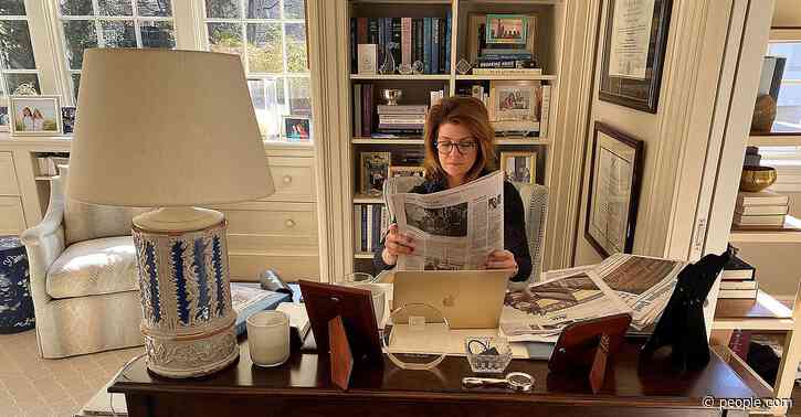How CBS Anchor Norah O'Donnell Multi-tasks Working from Home and Being a Mom