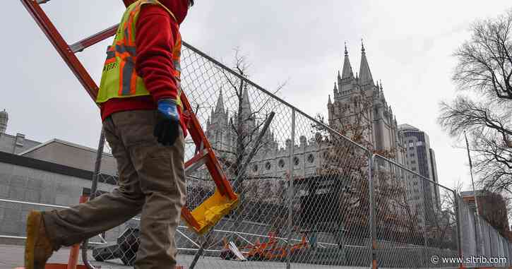 Time-lapse video shows early work on renovation of LDS Church’s Salt Lake temple.