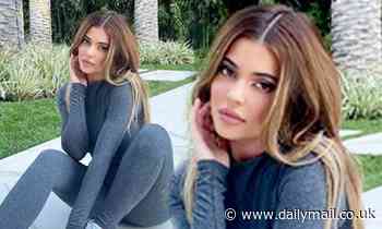 Kylie Jenner exposes her roots after weeks in isolation