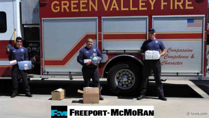 Green Valley Fire District receives PPE donation from local mine amid COVID-19 crisis