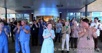 NHS staff at Freeman Hospital receive huge show of appreciation