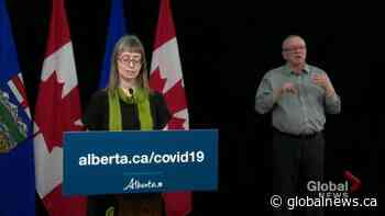 Hinshaw updates current COVID-19 outbreaks in Alberta