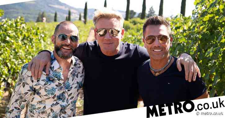 Gordon Ramsay judges Gino D’Acampo as he gets high in chaotic Roadtrip scene