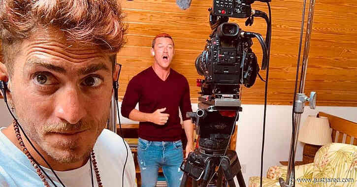 Luke Evans' Boyfriend Helped Film His 'Gaston' Performance for the Disney Singalong!