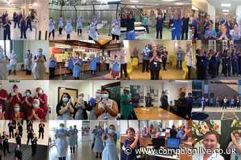 NHS workers clap for public as part of ITV mental-wellness campaign