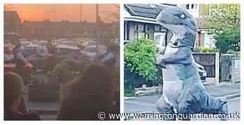 Clap for our Carers: Bagpipes play at Warrington Hospital