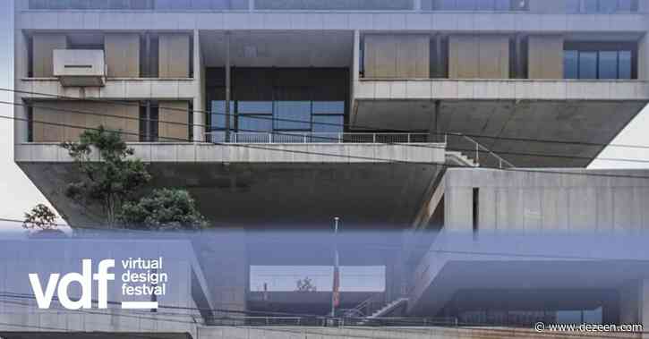 Kenzo Tange's Kuwait Embassy "looks like a person carrying two water buckets" says YouTuber Martin van der Linden