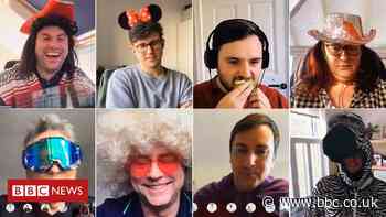 Fancy dress video meetings aim to lift Coronavirus lockdown spirits