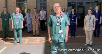 How Sunderland NHS workers paid tribute to Captain Tom