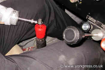 Pilot crashed at airfield near York after his artificial limb came off